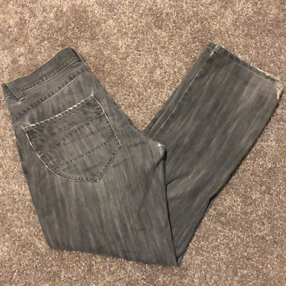Men’s distressed gray jeans W34 L32
